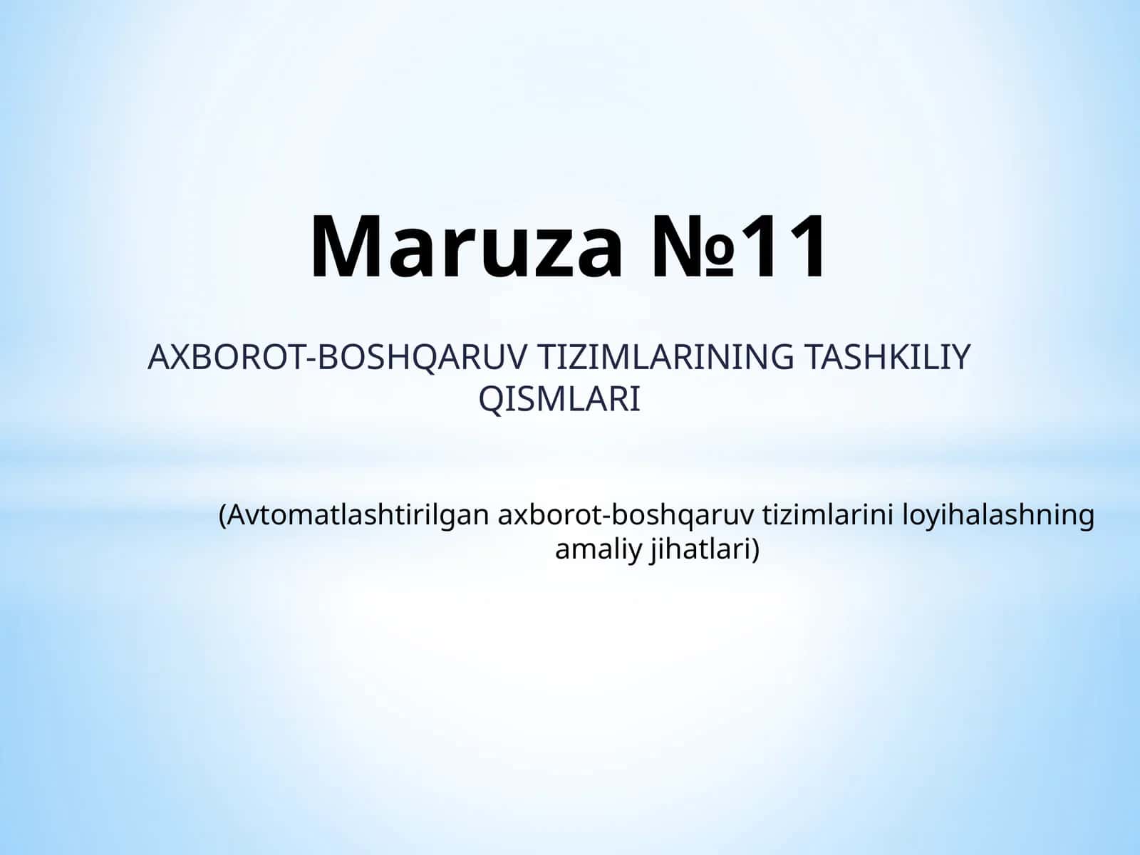 Maruza №11