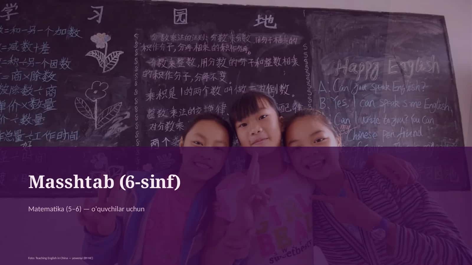 Masshtab (6-sinf)