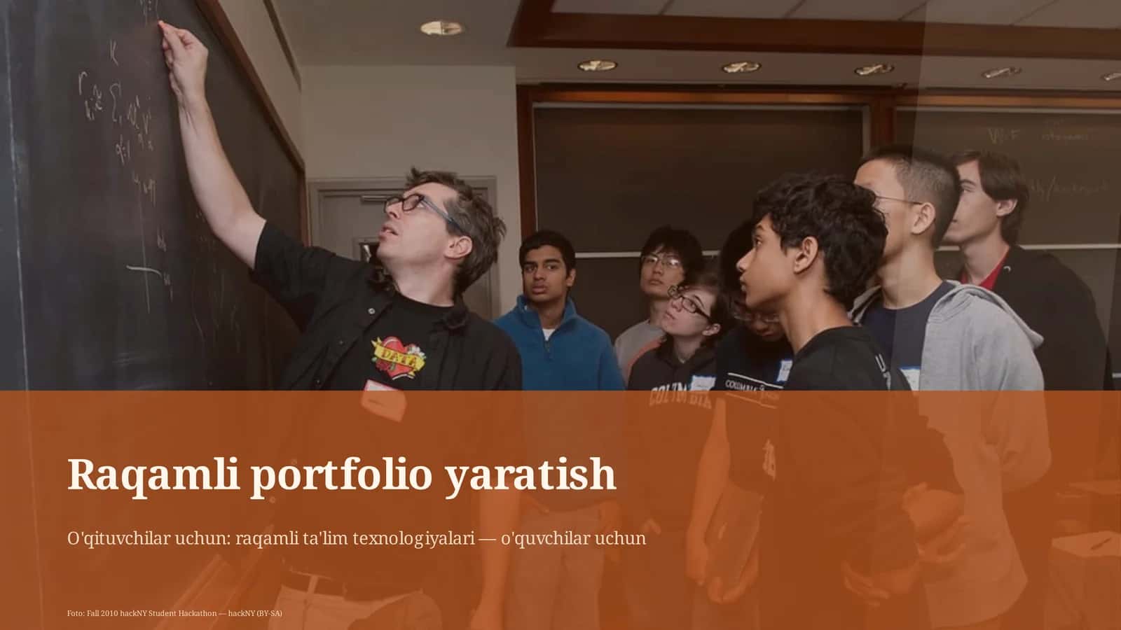 Raqamli portfolio yaratish