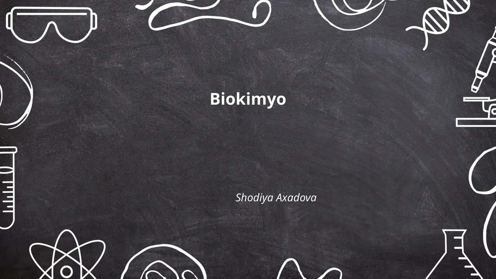 Biokimyo