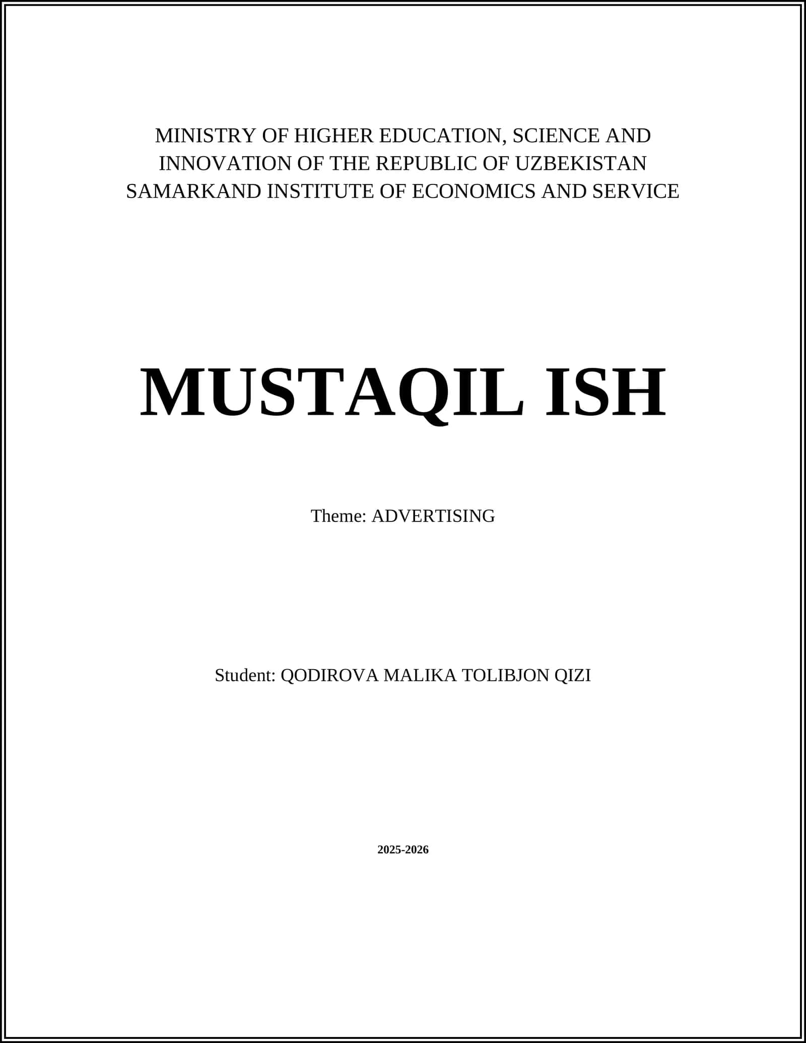ADVERTISING