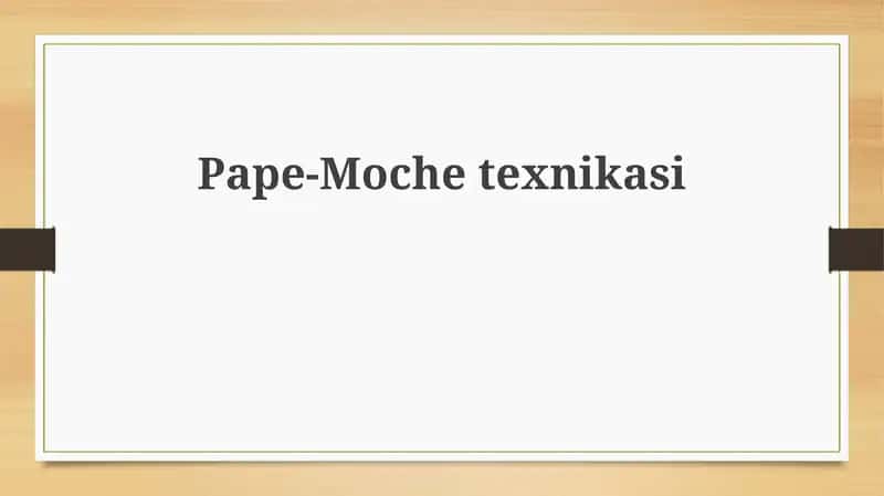 Pape-Mochetexnikasi