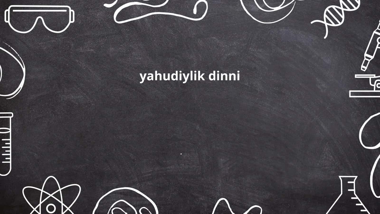 Yahudiylik dinni