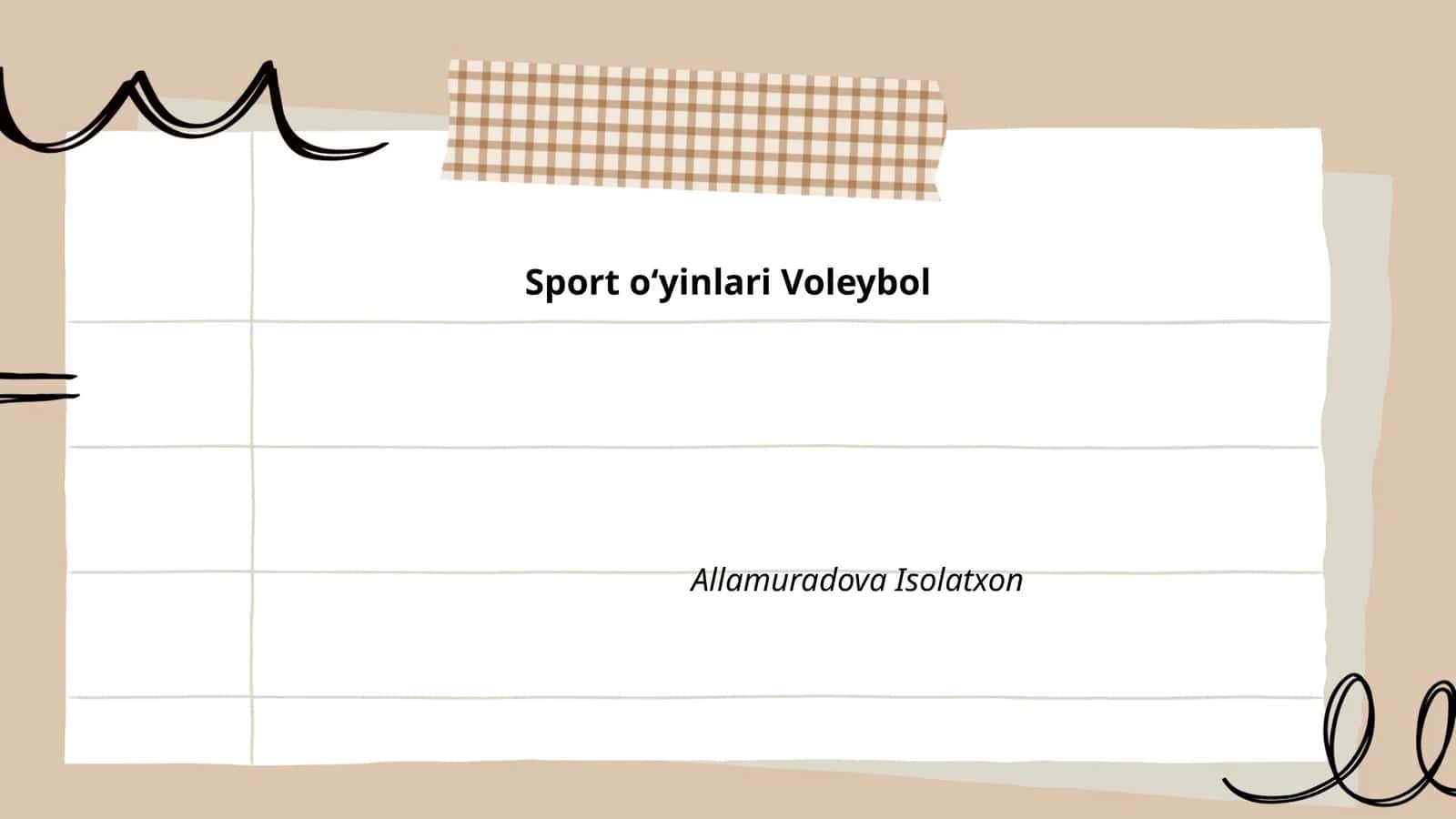 Voleybolning tarixi