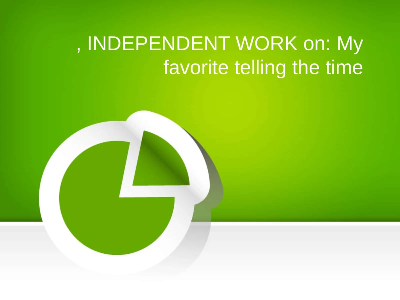 Telling Time Importance