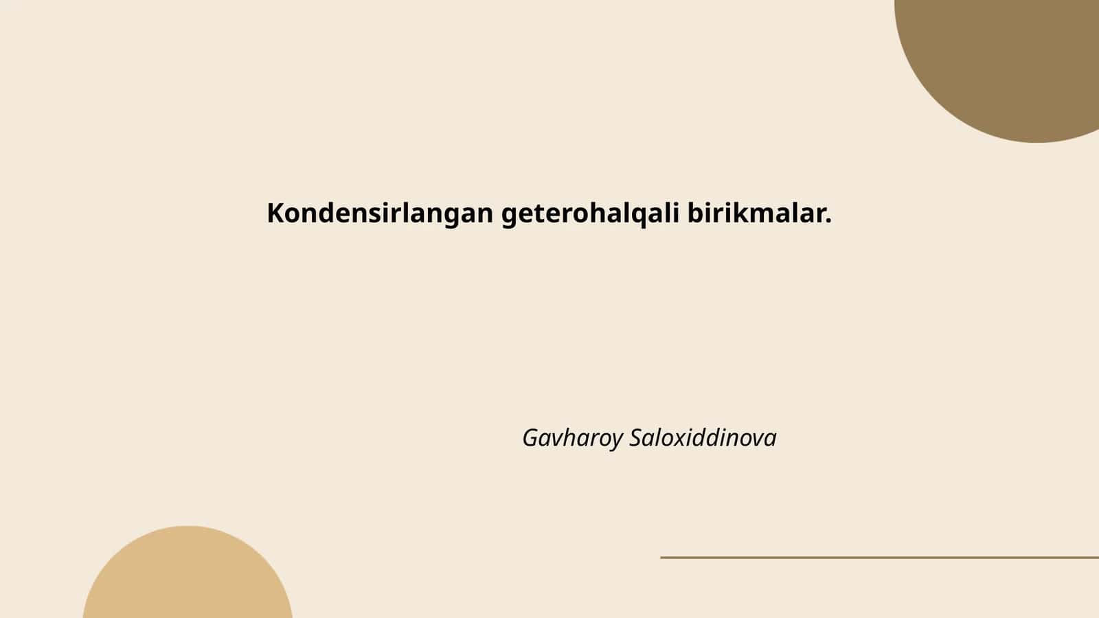 Kondensirlangan geterohalqali birikmalar