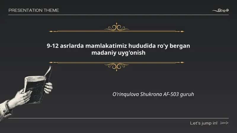 Samanidlar davrida madaniy uyg'onish