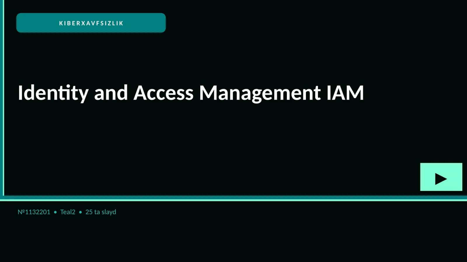 Identity and Access Management IAM