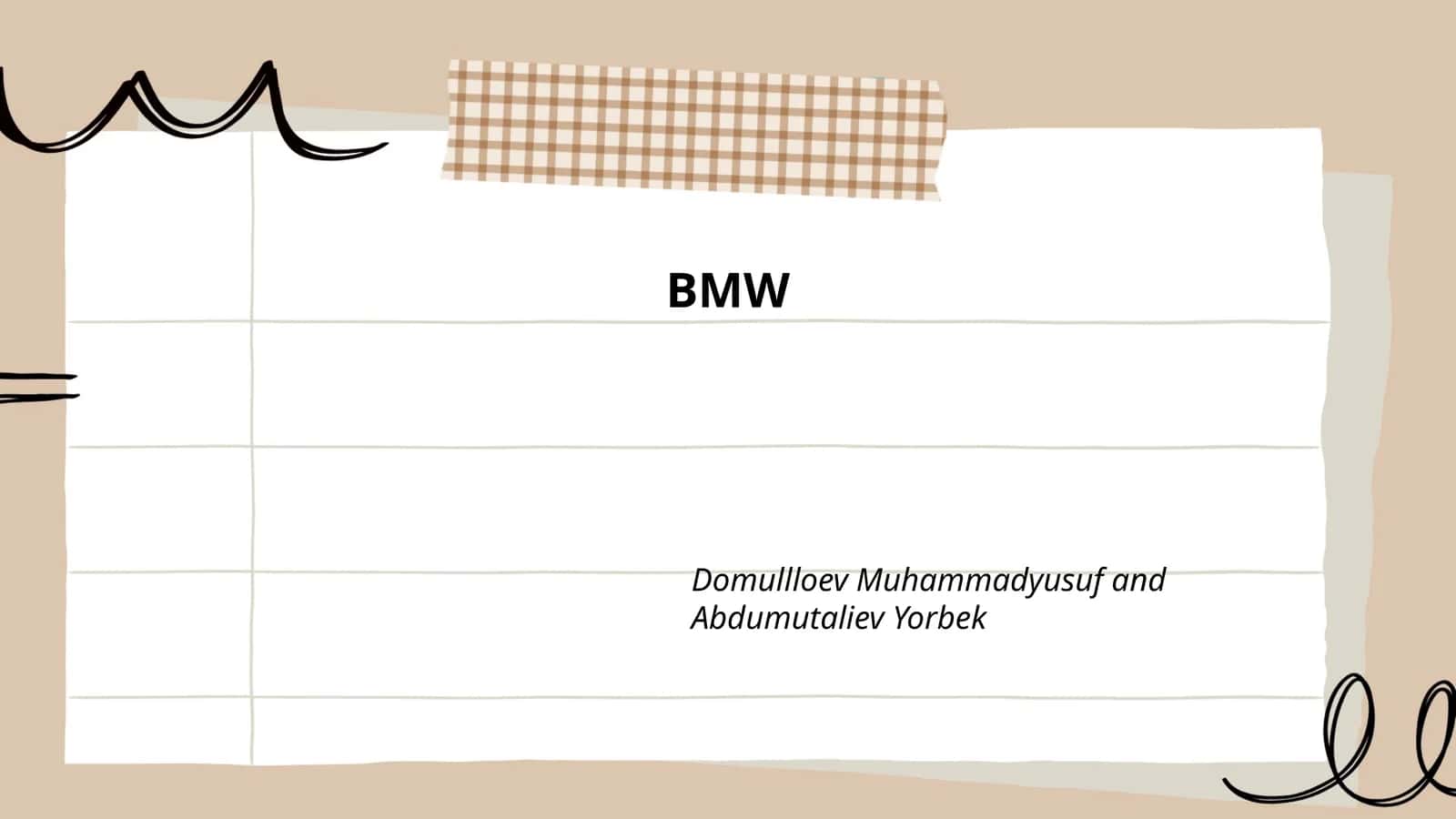 BMW
