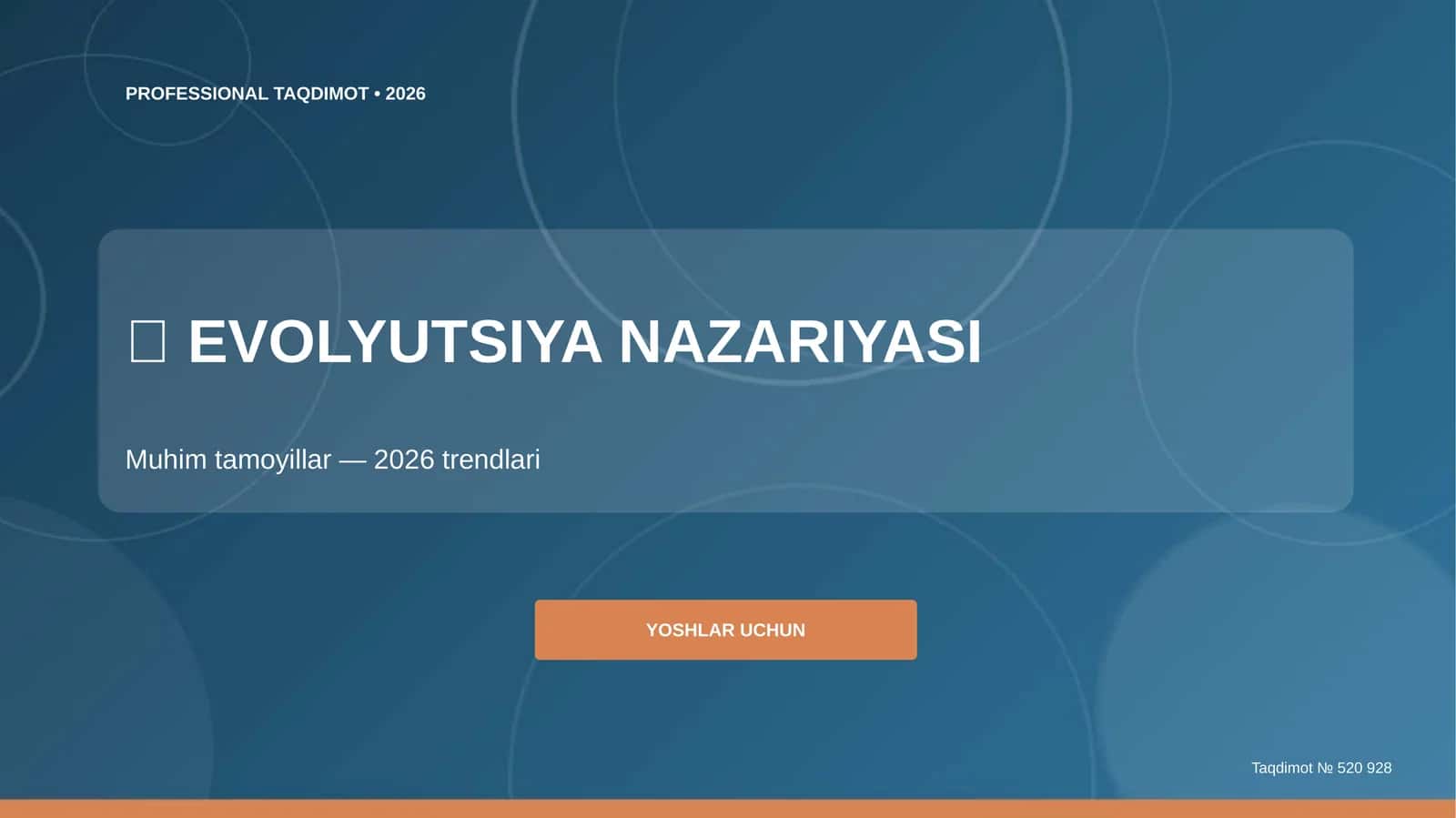EVOLYUTSIYA NAZARIYASI