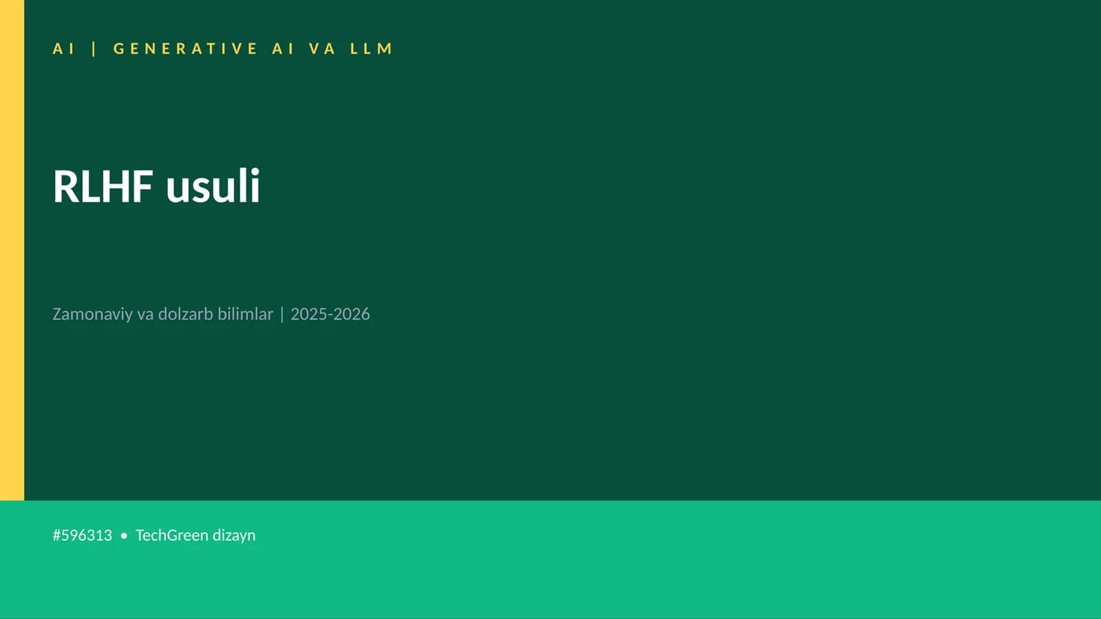 RLHF usuli