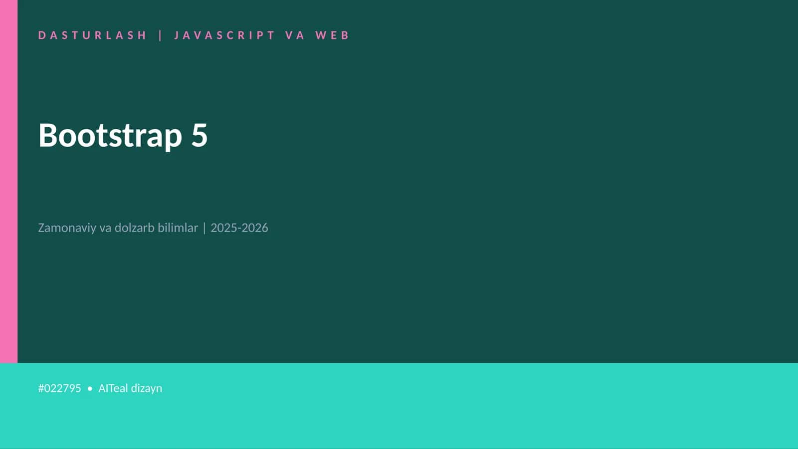 Bootstrap 5