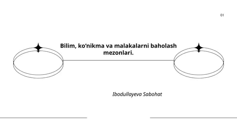 Baholash mezonlari