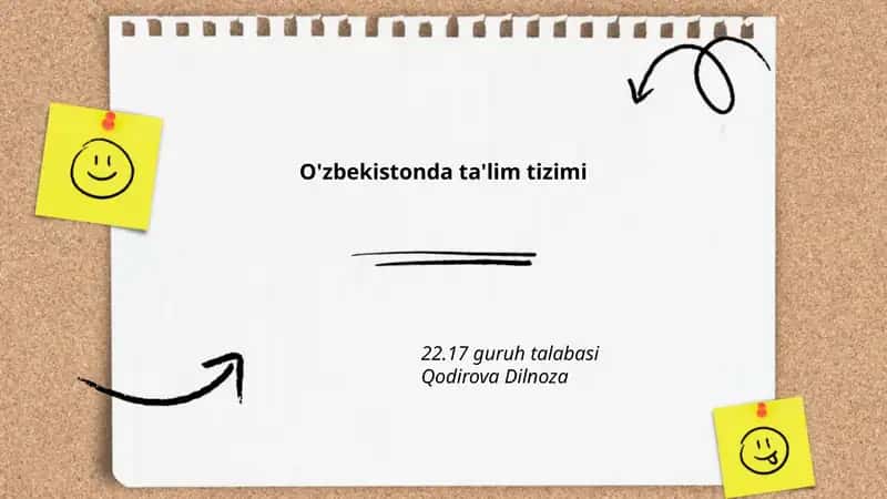 O'zbekistonda ta'lim tizimi