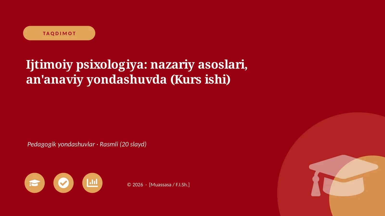 Ijtimoiy psixologiya: nazariy asoslari, an'anaviy yondashuvda