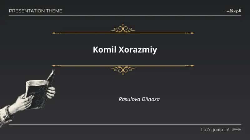 Komil Xorazmiy hayoti va biografiyasi