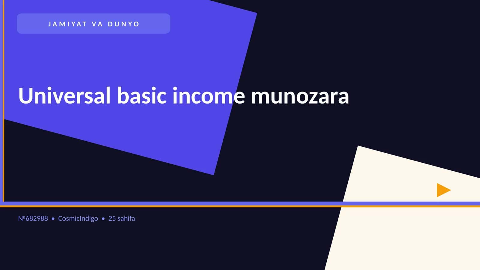 Universal basic income munozara