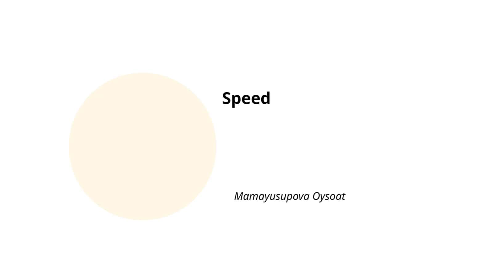 Speed of Light