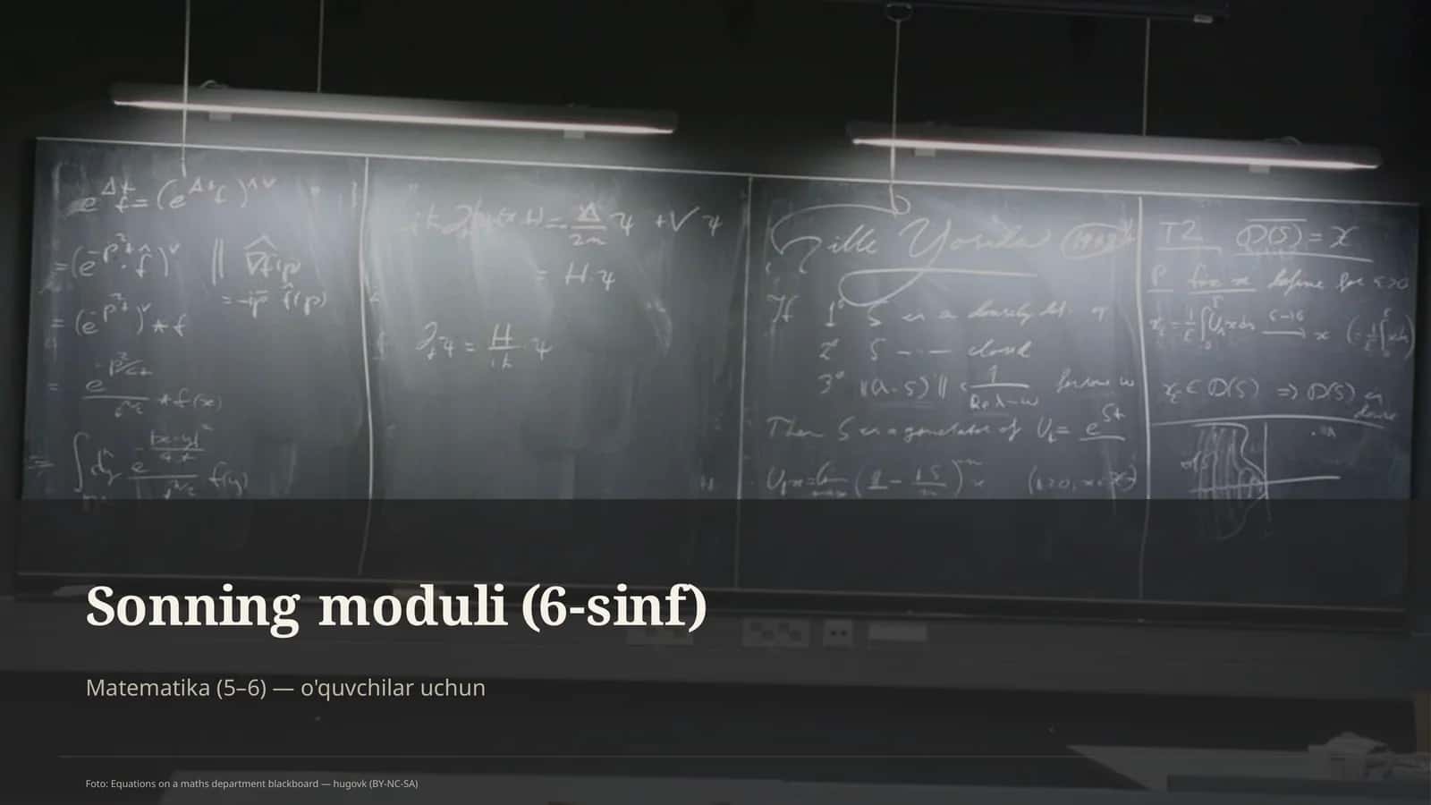 Sonning moduli (6-sinf)