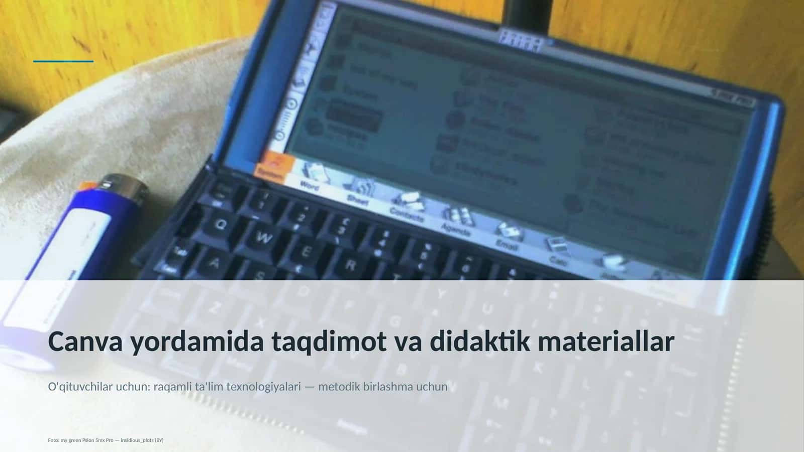 Canva yordamida taqdimot va didaktik materiallar