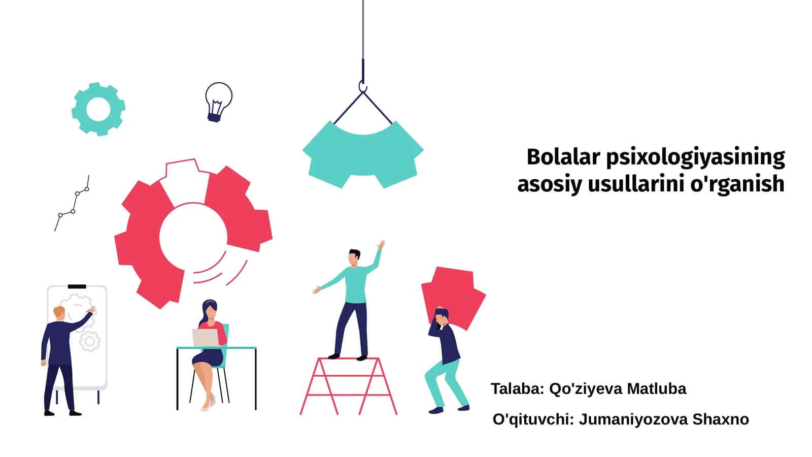 Bolalar psixologiyasining asosiy usullarini o'rganish