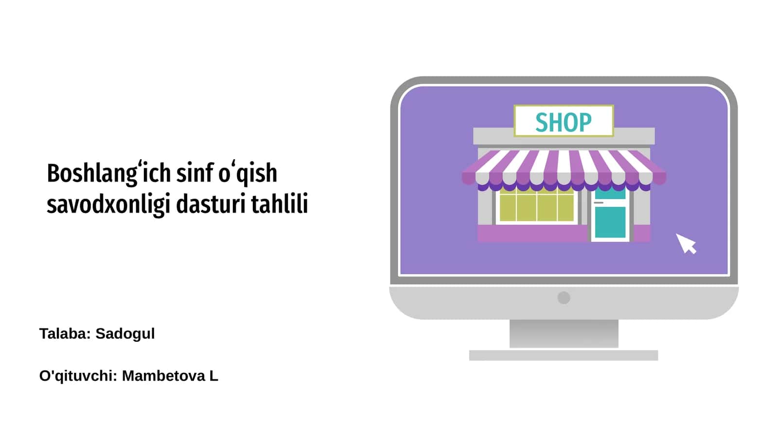 Boshlangʻich sinf oʻqish savodxonligi dasturi tahlili