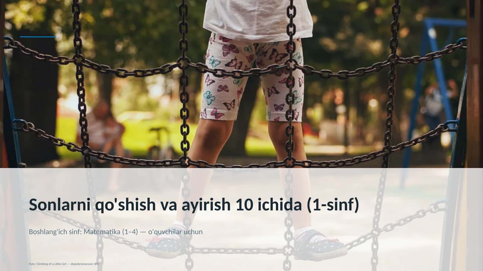 Sonlarni qo'shish va ayirish 10 ichida (1-sinf)