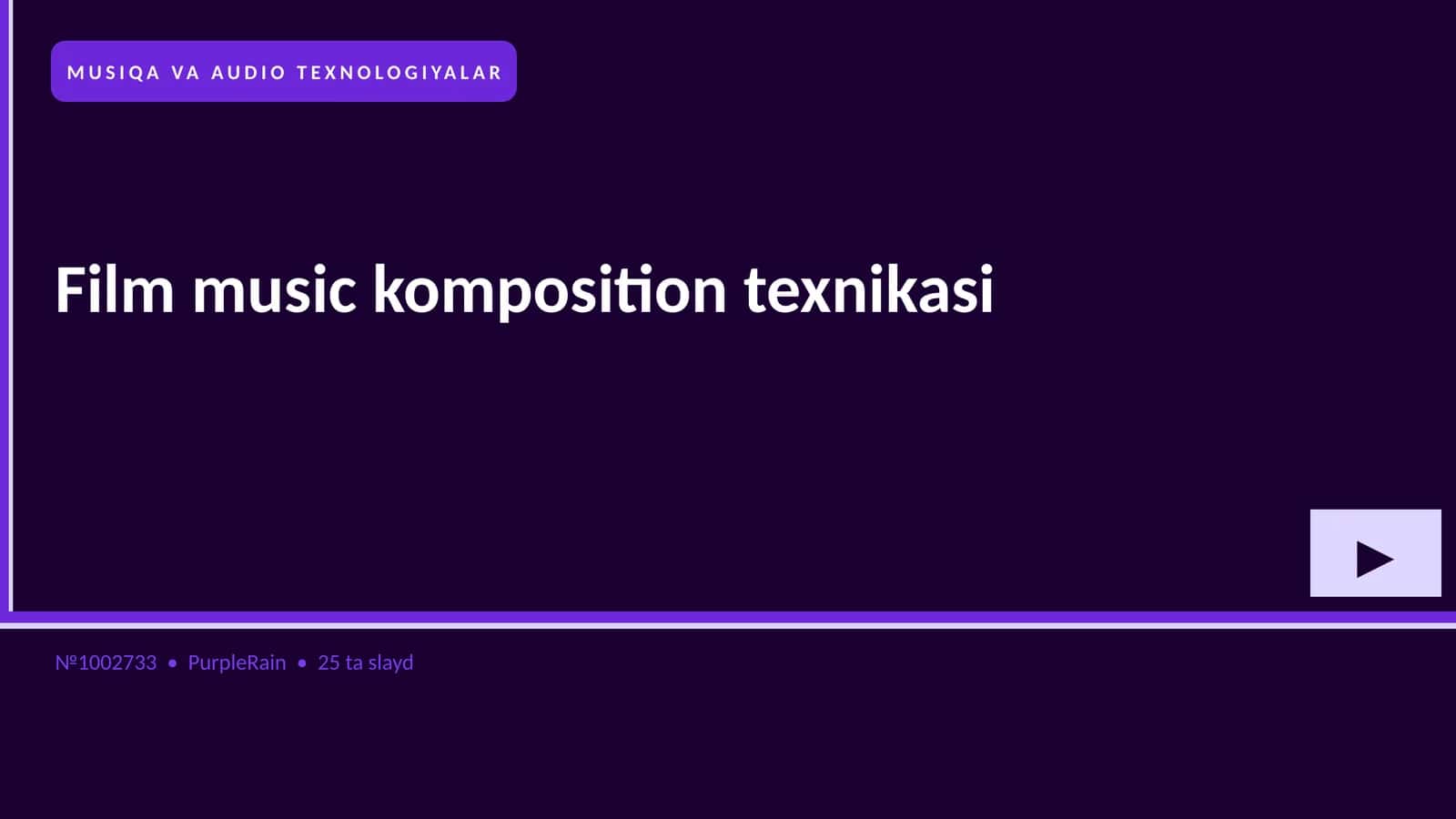 Film music komposition texnikasi