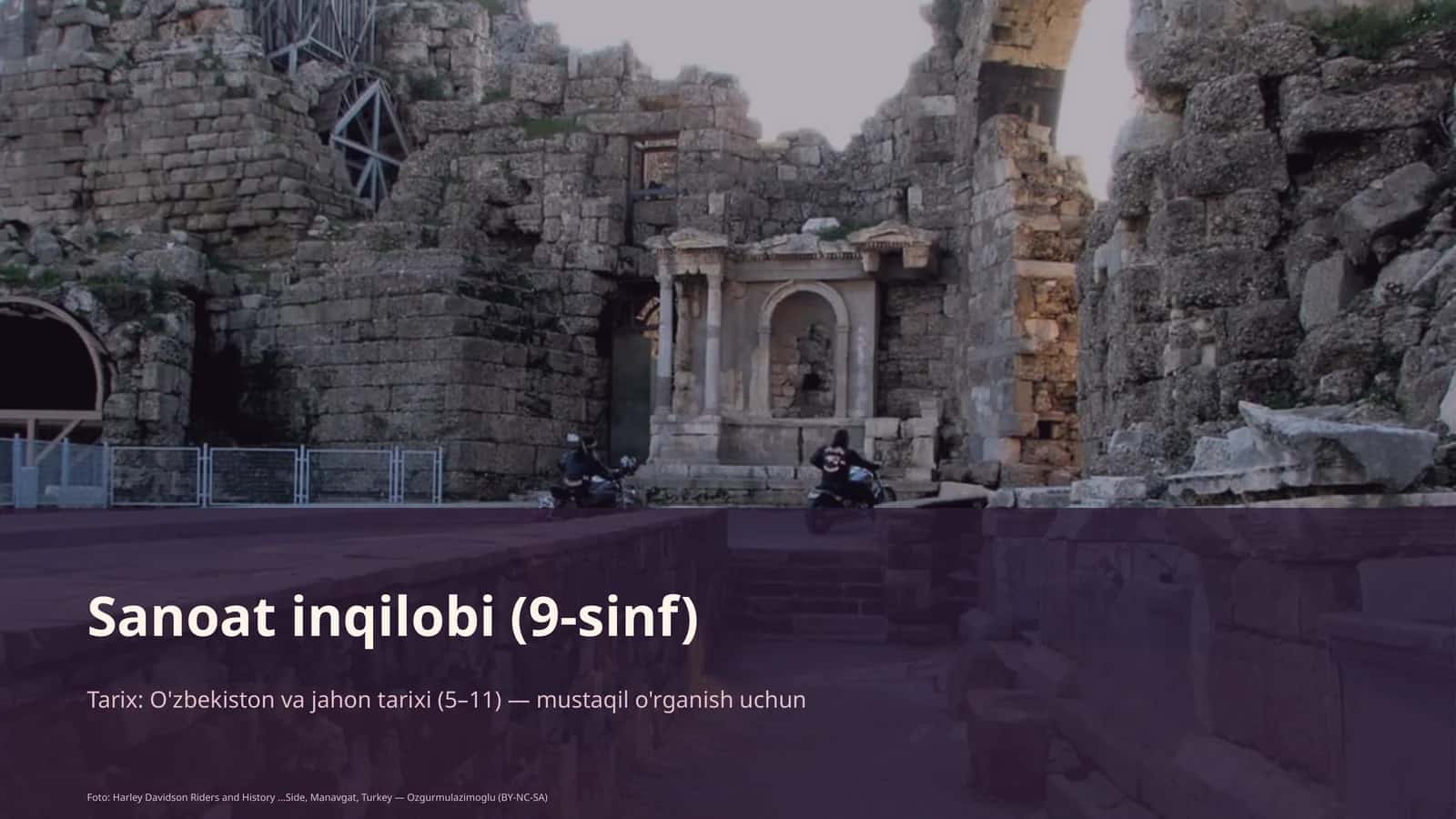 Sanoat inqilobi (9-sinf)