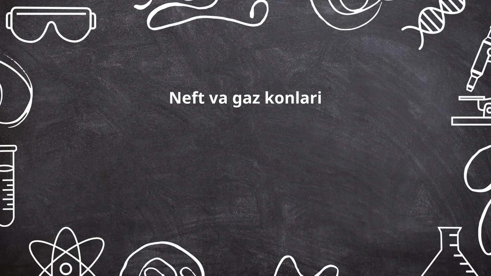 Neft va gaz konlari