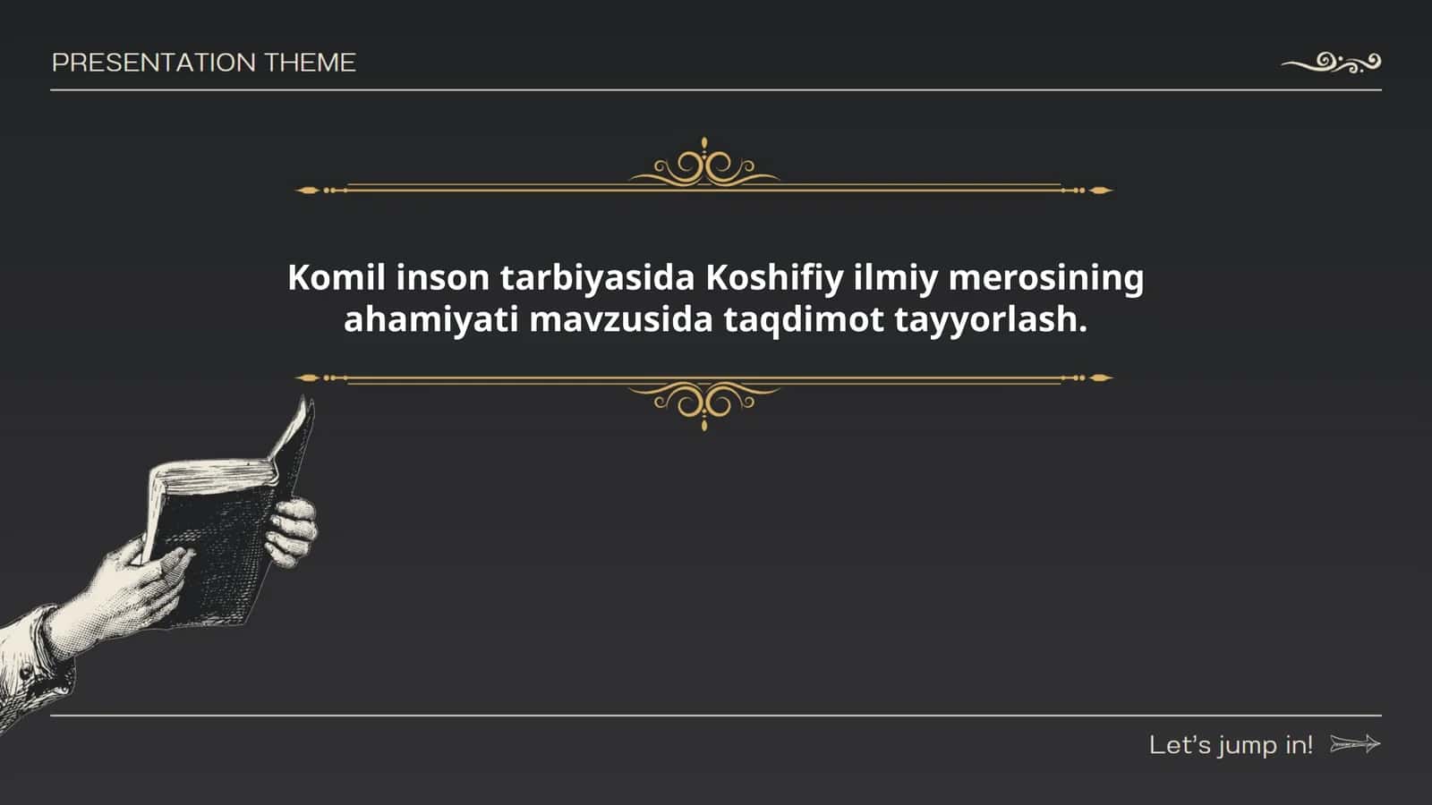 Komil inson tarbiyasida Koshifiy ilmiy merosining ahamiyati