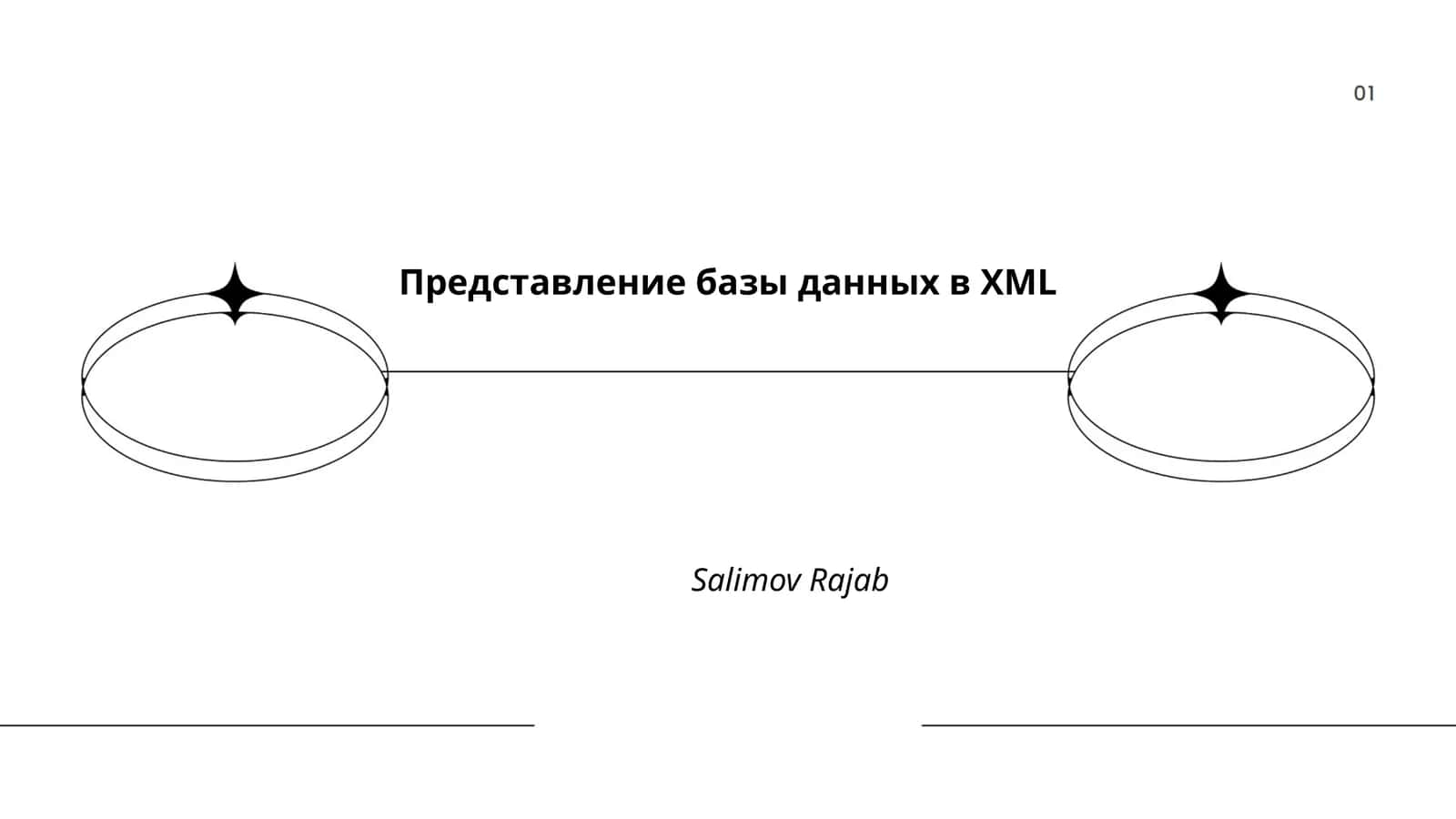Представление базы данных в XML