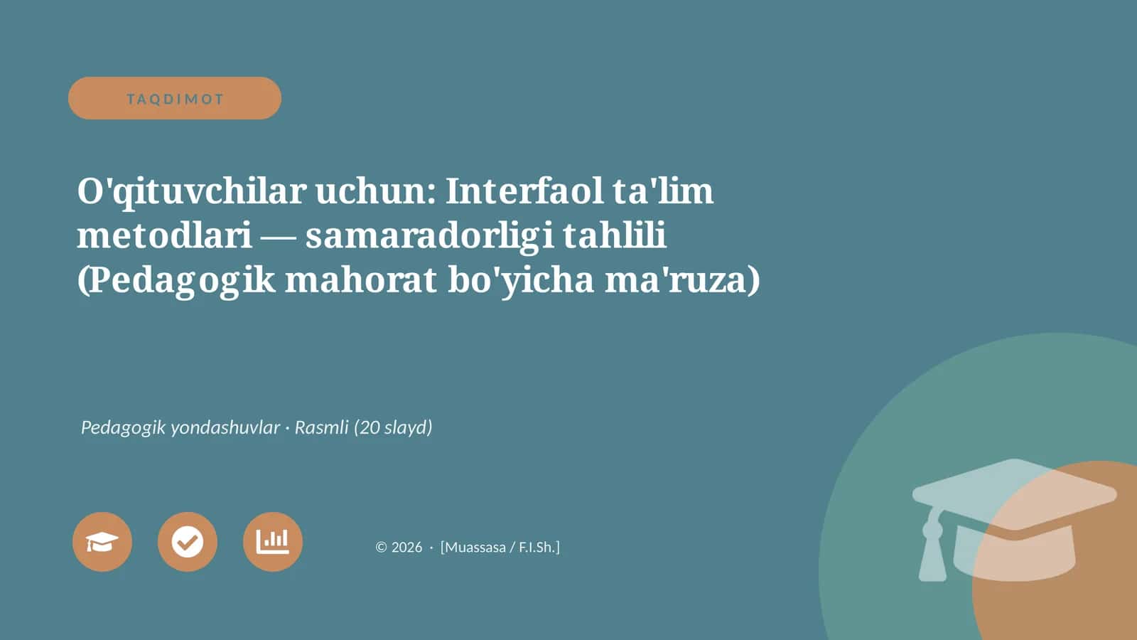 Interfaol ta'lim metodlari