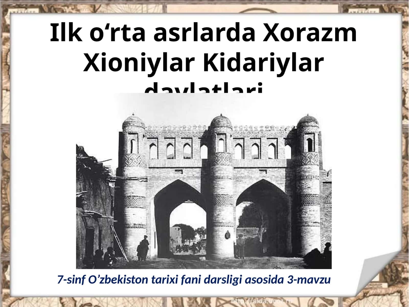 Xorazm Xioniylar Kidariylar davlatlari