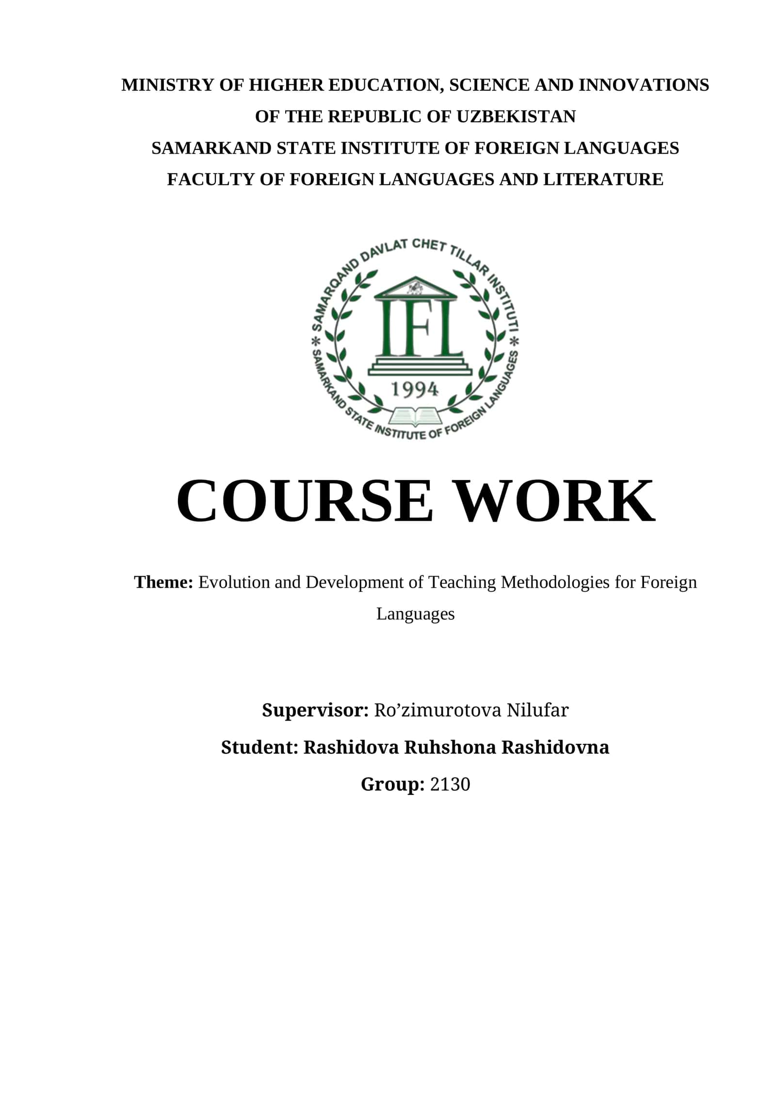 Evolution and Development of Teaching Methodologies for Foreign Languages