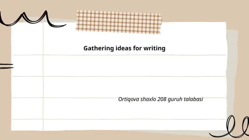 Freewriting Sessions