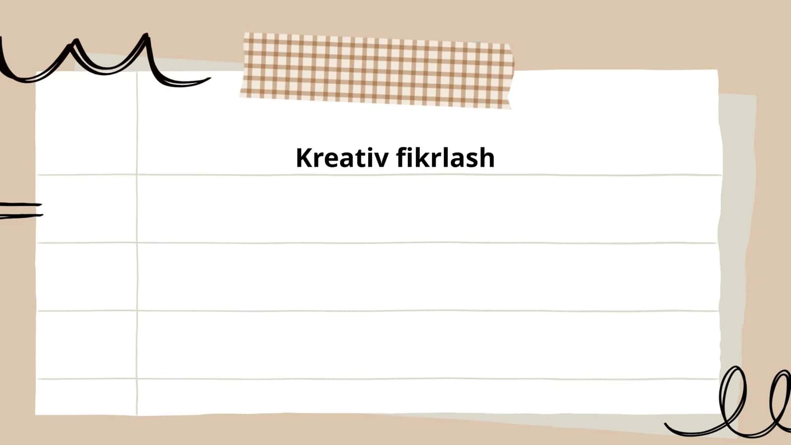 Kreativ fikrlash