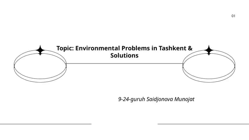 Environmental Problems in Tashkent & Solutions
