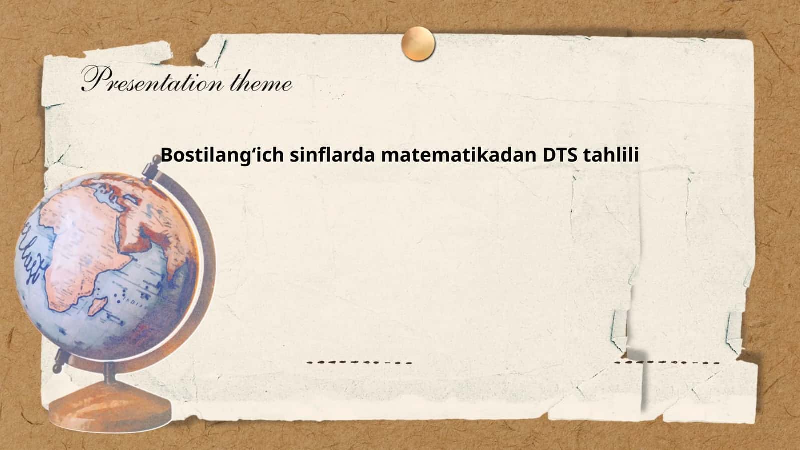 Bostilang‘ich sinflarda matematikadan DTS tahlili