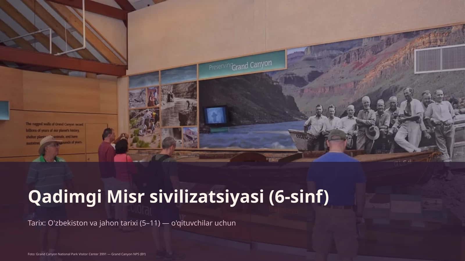 Qadimgi Misr sivilizatsiyasi (6-sinf)