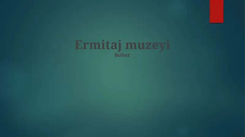 Ermitaj muzeyi