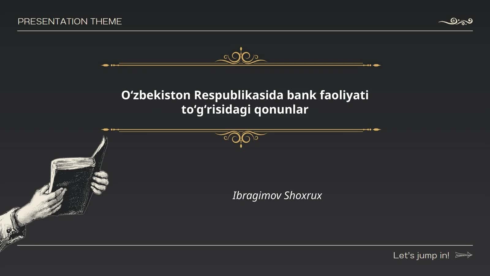 Oʻzbekiston Respublikasida bank faoliyati toʻgʻrisidagi qonunlar
