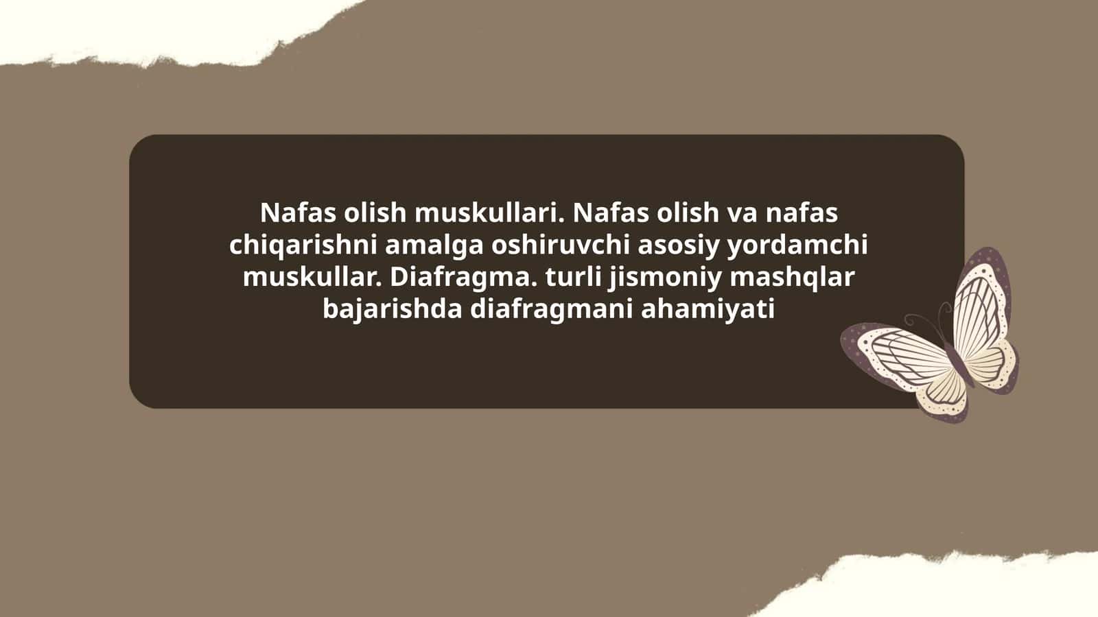 Nafas olish muskullari