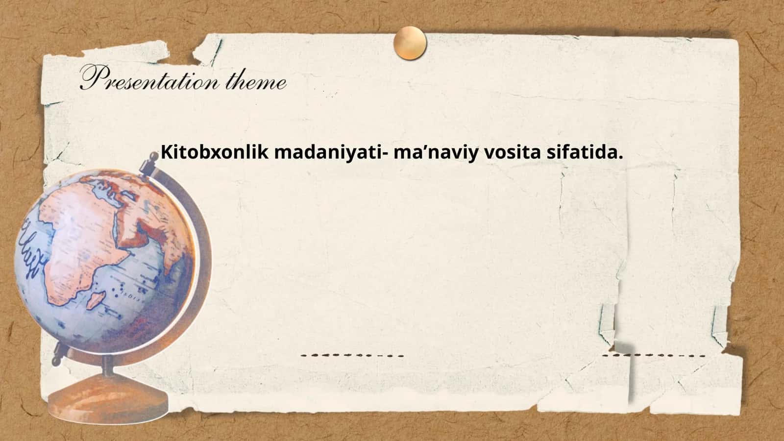 Kitobxonlik madaniyati- maʼnaviy vosita sifatida