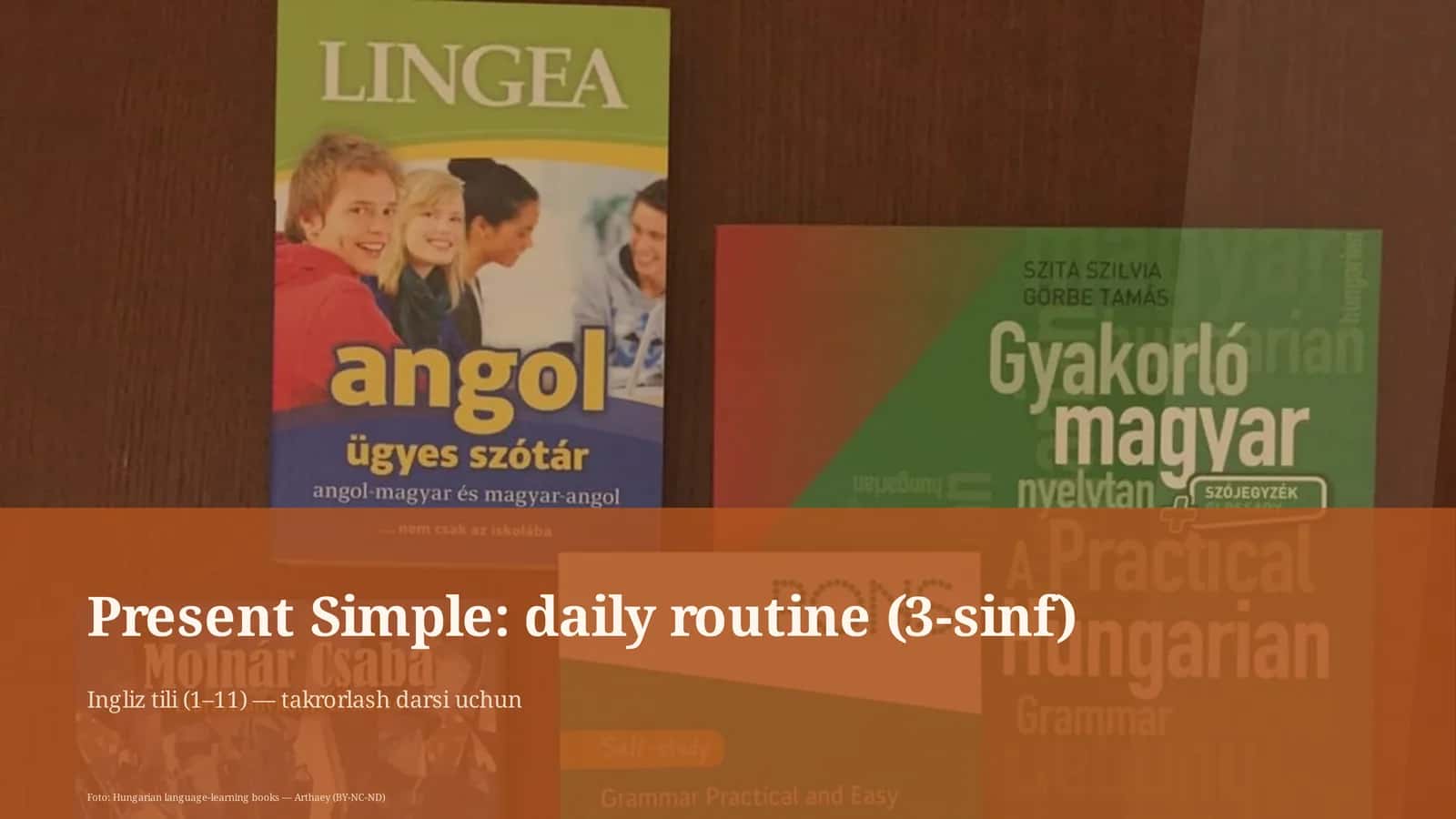 Present Simple: daily routine (3-sinf)