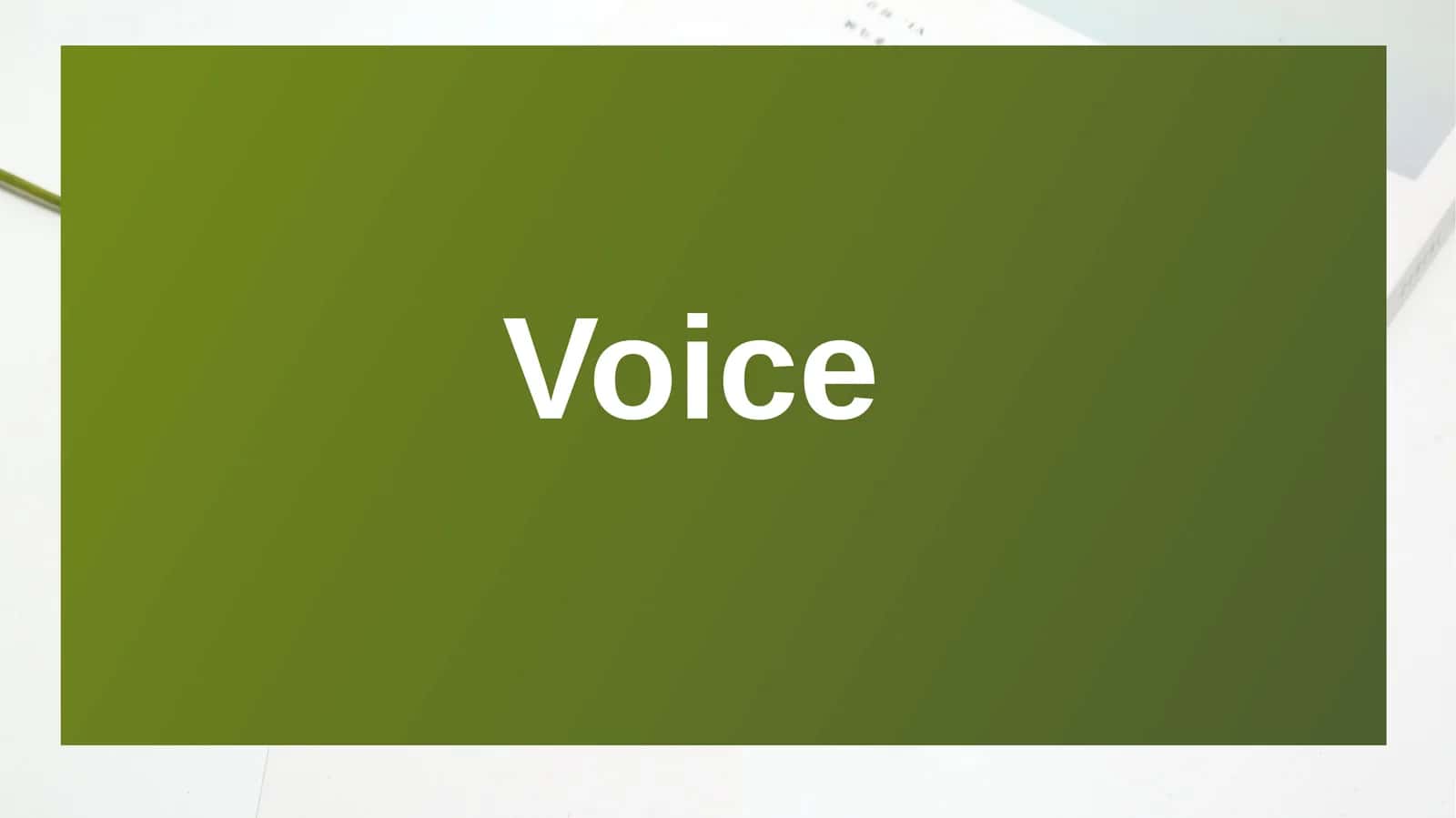 Voice