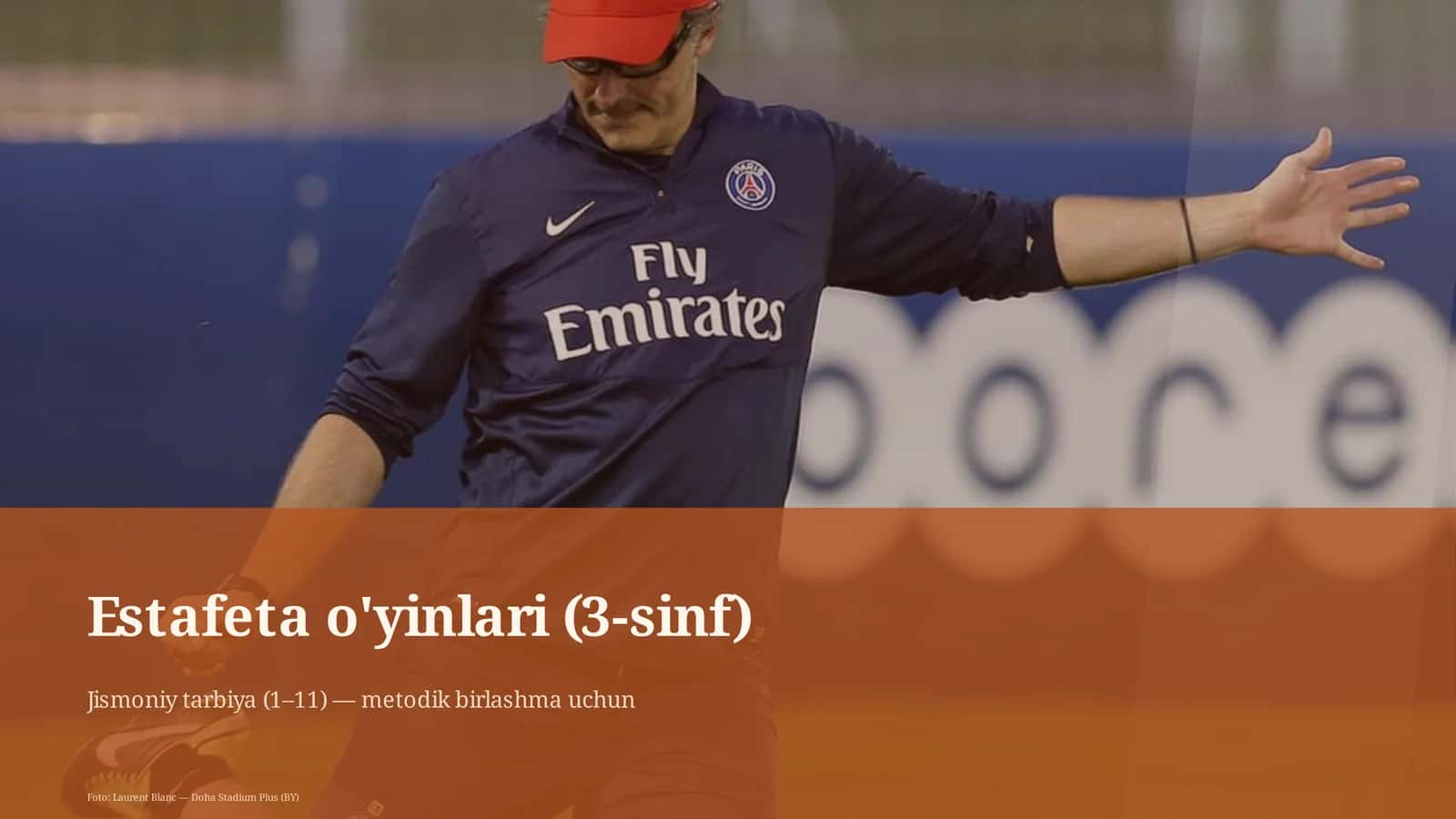 Estafeta o'yinlari (3-sinf)