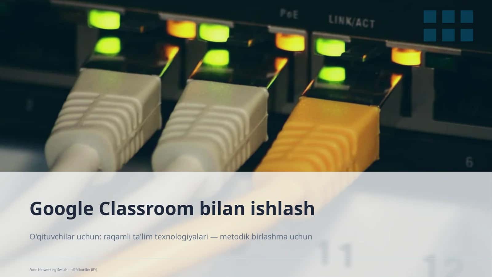 Google Classroom bilan ishlash