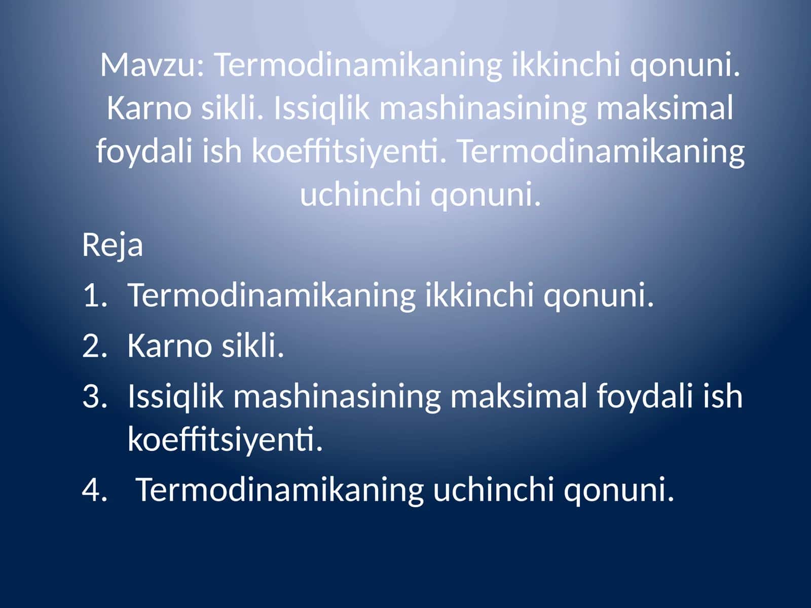 Termodinamika