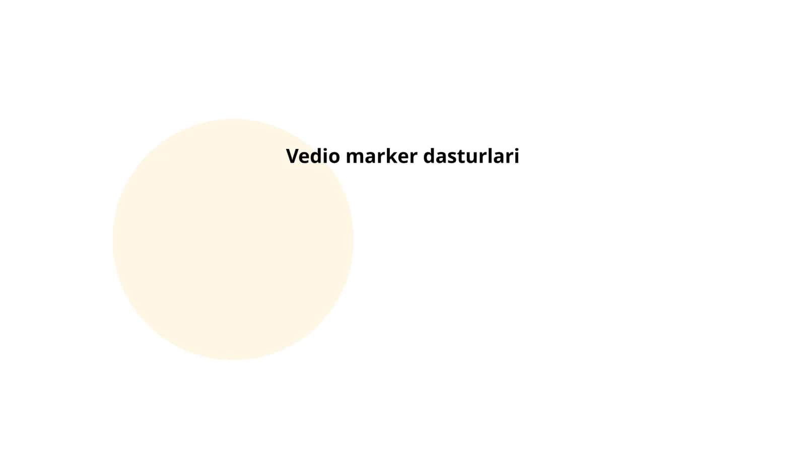 Vedio marker dasturlari